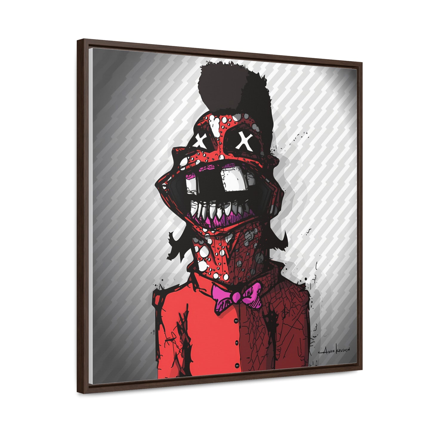 Creep #327 - Canvas Print, Square Frame