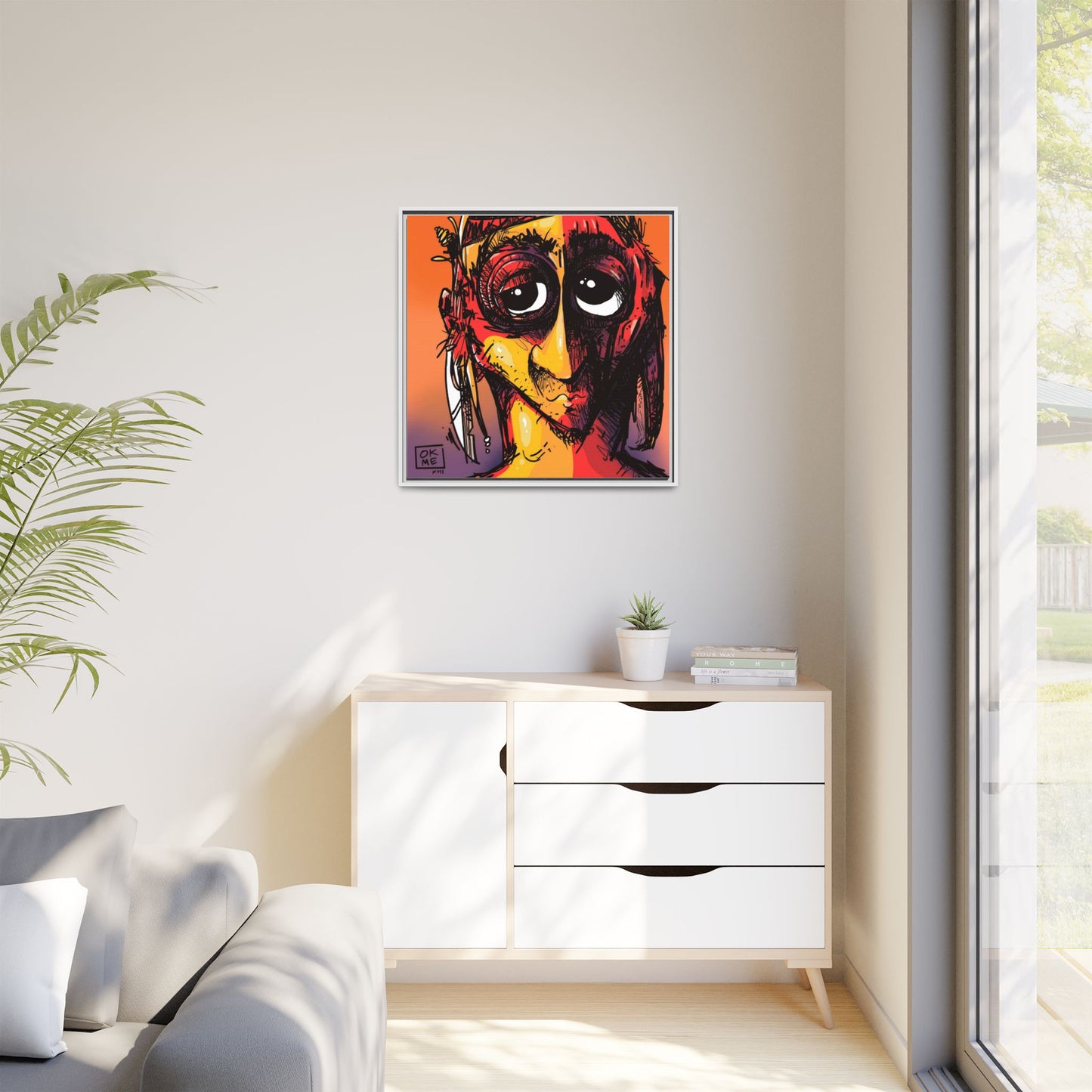 Serf - Gallery Canvas Wrap, Square Frame