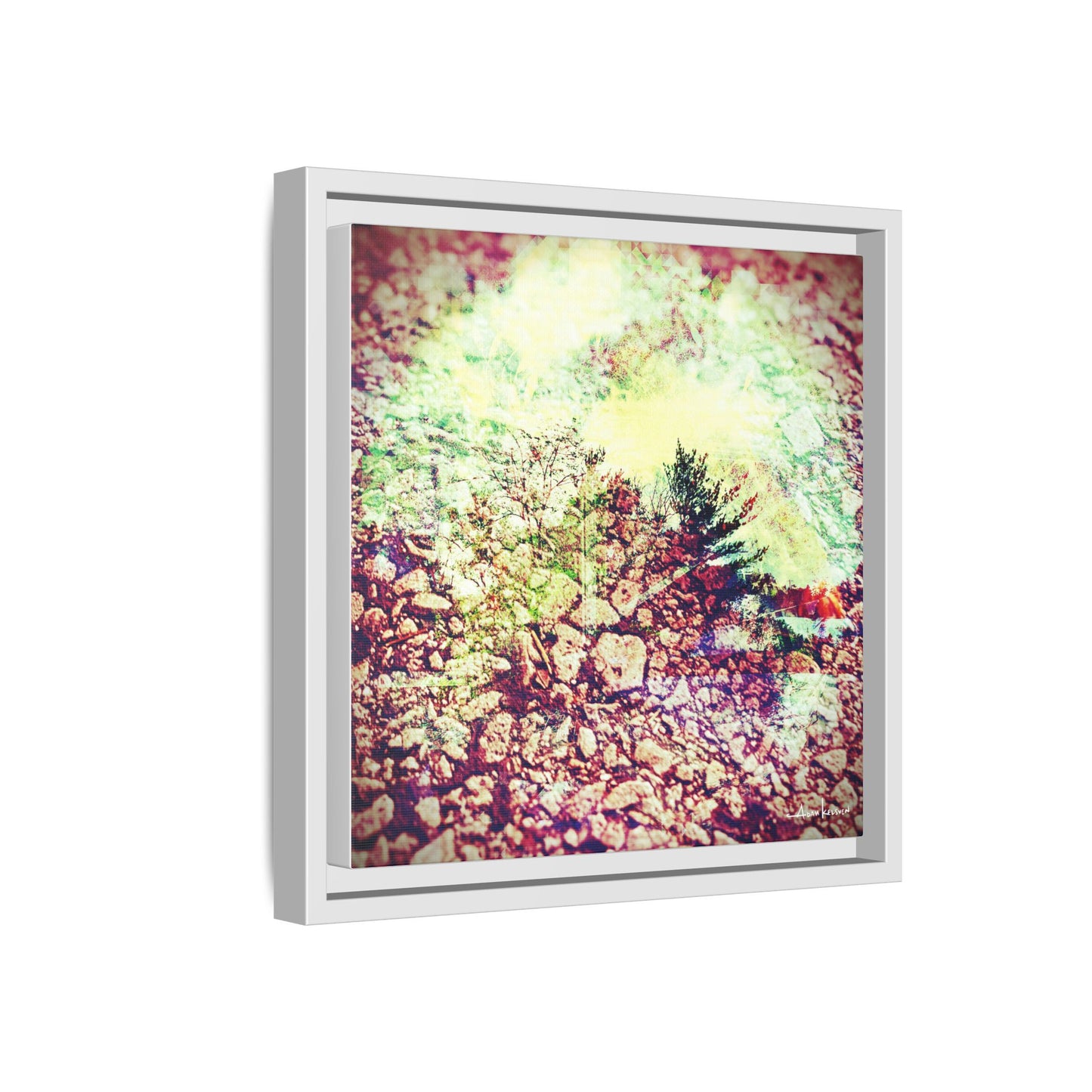 Caterpillar - Gallery Canvas Wrap, Square Frame
