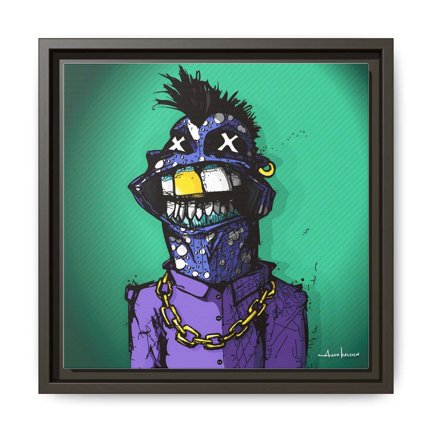 Creep #169 - Gallery Canvas Wraps, Square Frame
