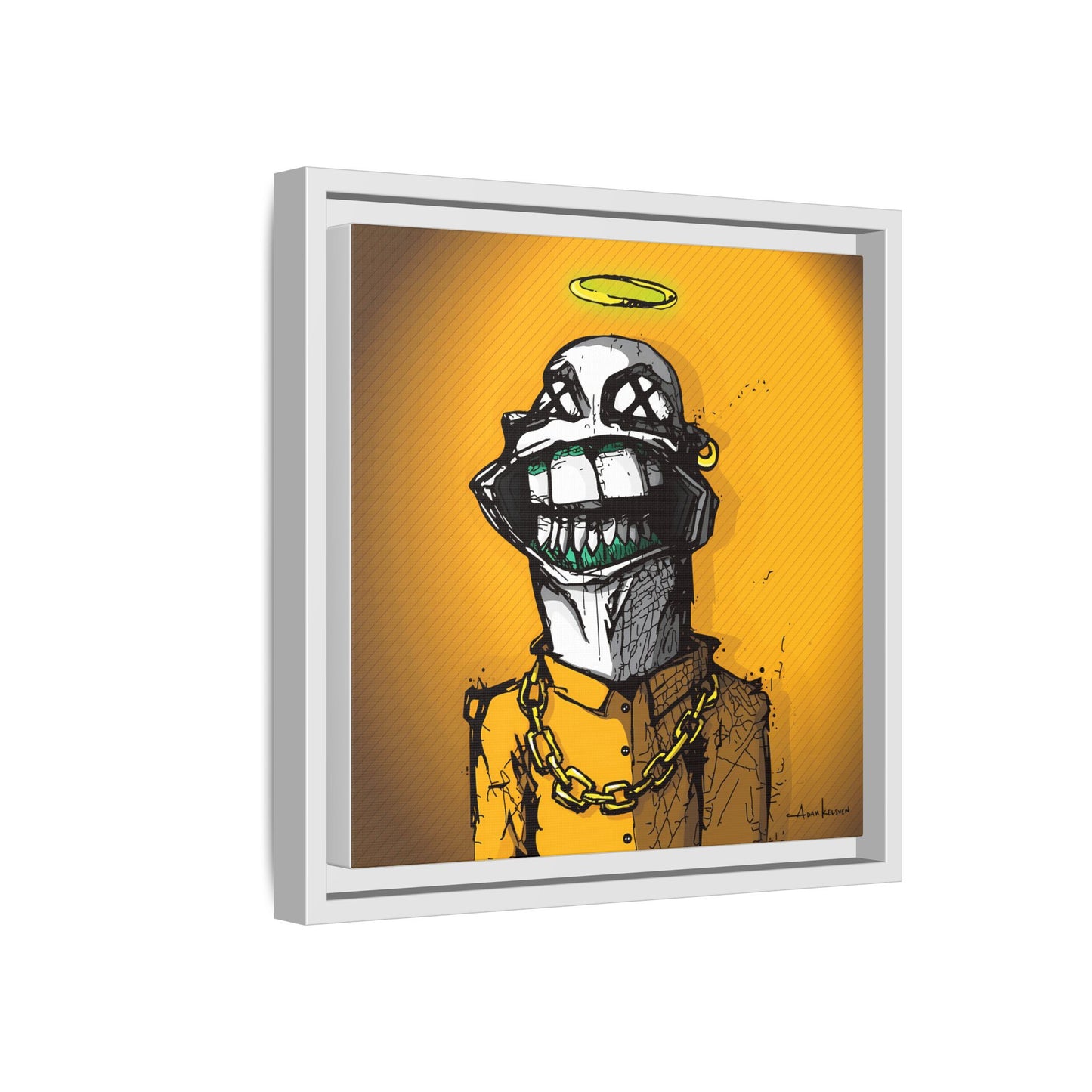 Creep #139 - Gallery Canvas Wraps, Square Frame