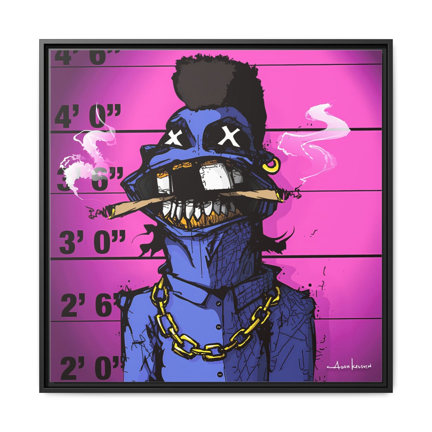 Creep #326 - Gallery Canvas Wraps, Square Frame