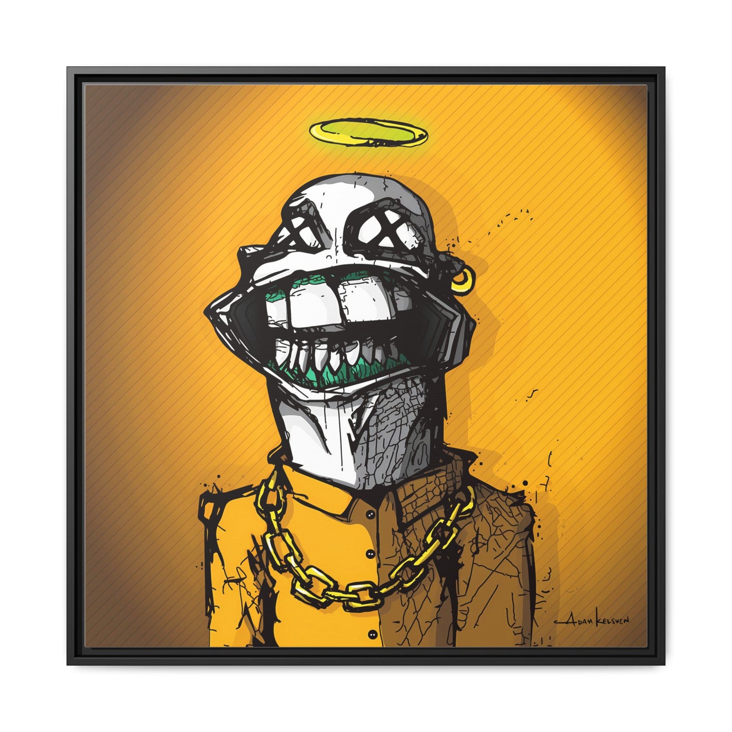Creep #139 - Gallery Canvas Wraps, Square Frame
