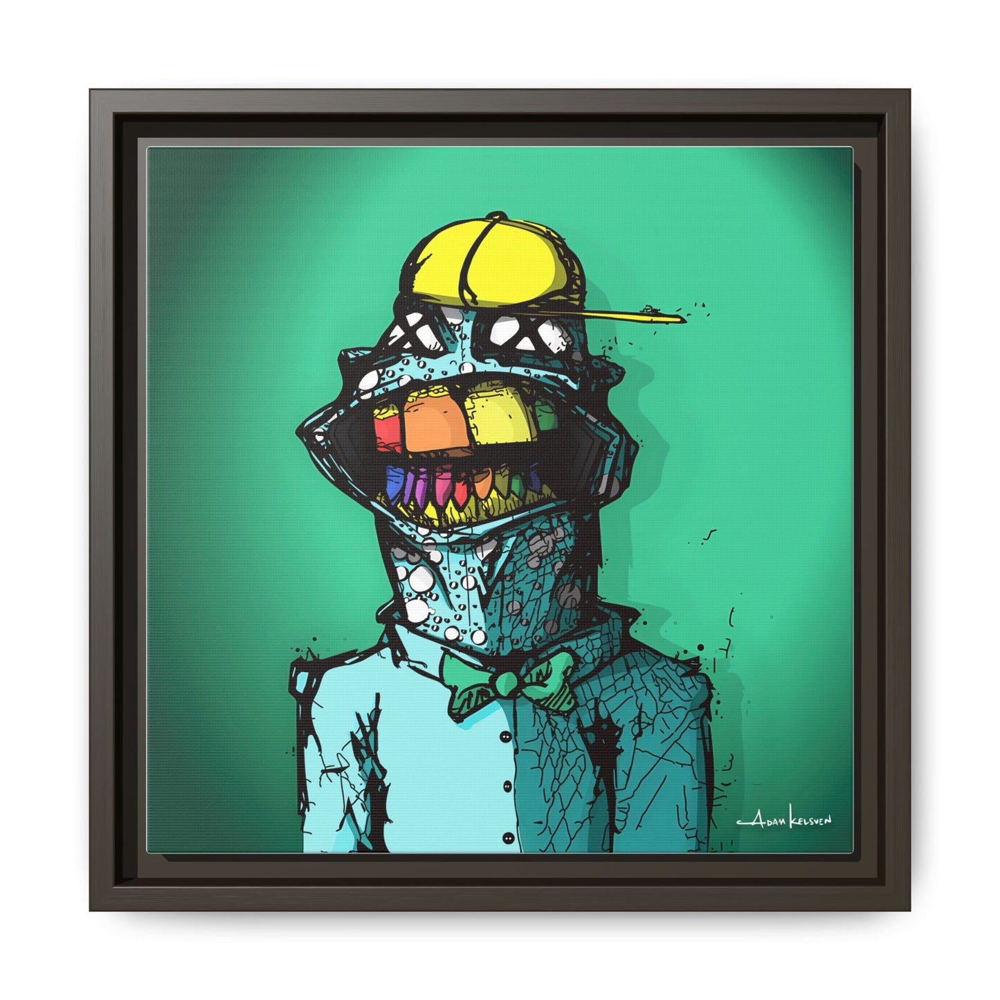 Creep #317 - Gallery Canvas Wraps, Square Frame
