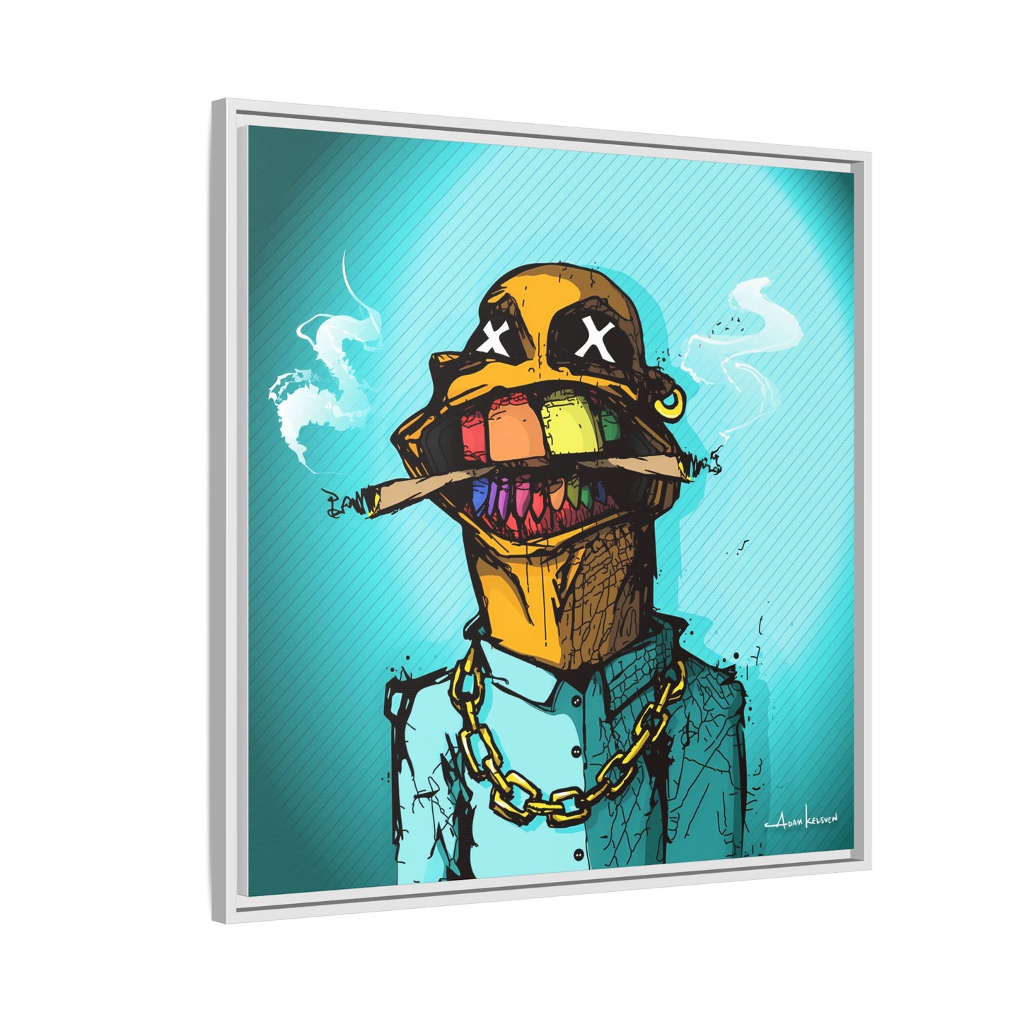 Creep #240 - Gallery Canvas Wraps, Square Frame