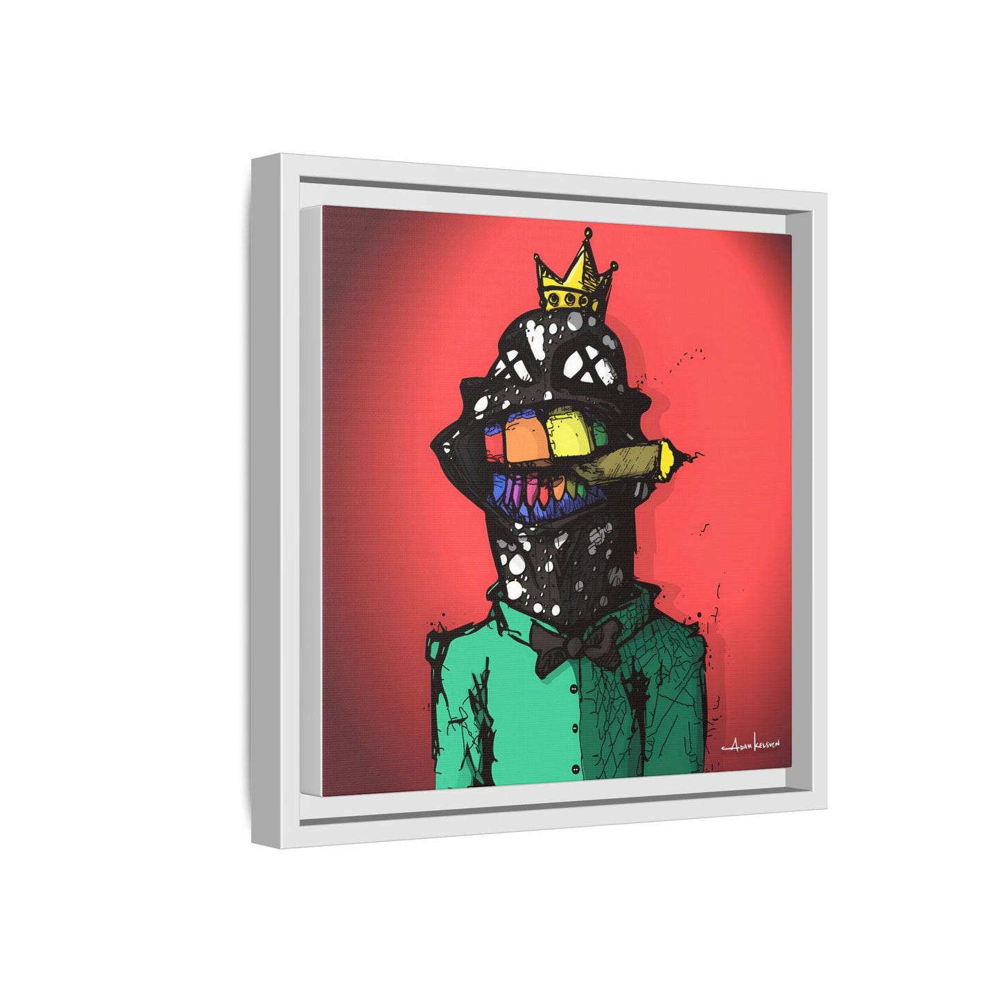Creep #197 - Gallery Canvas Wraps, Square Frame