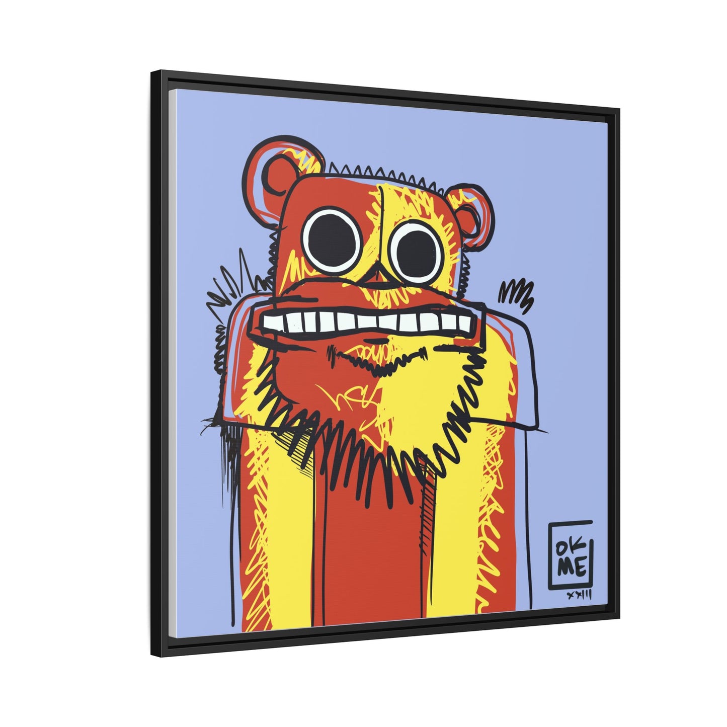 Pupils - Gallery Canvas Wrap, Square Frame