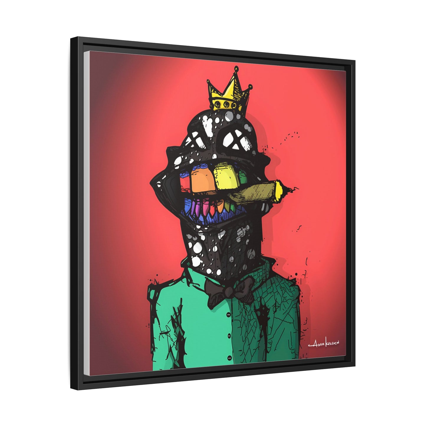 Creep #197 - Gallery Canvas Wraps, Square Frame