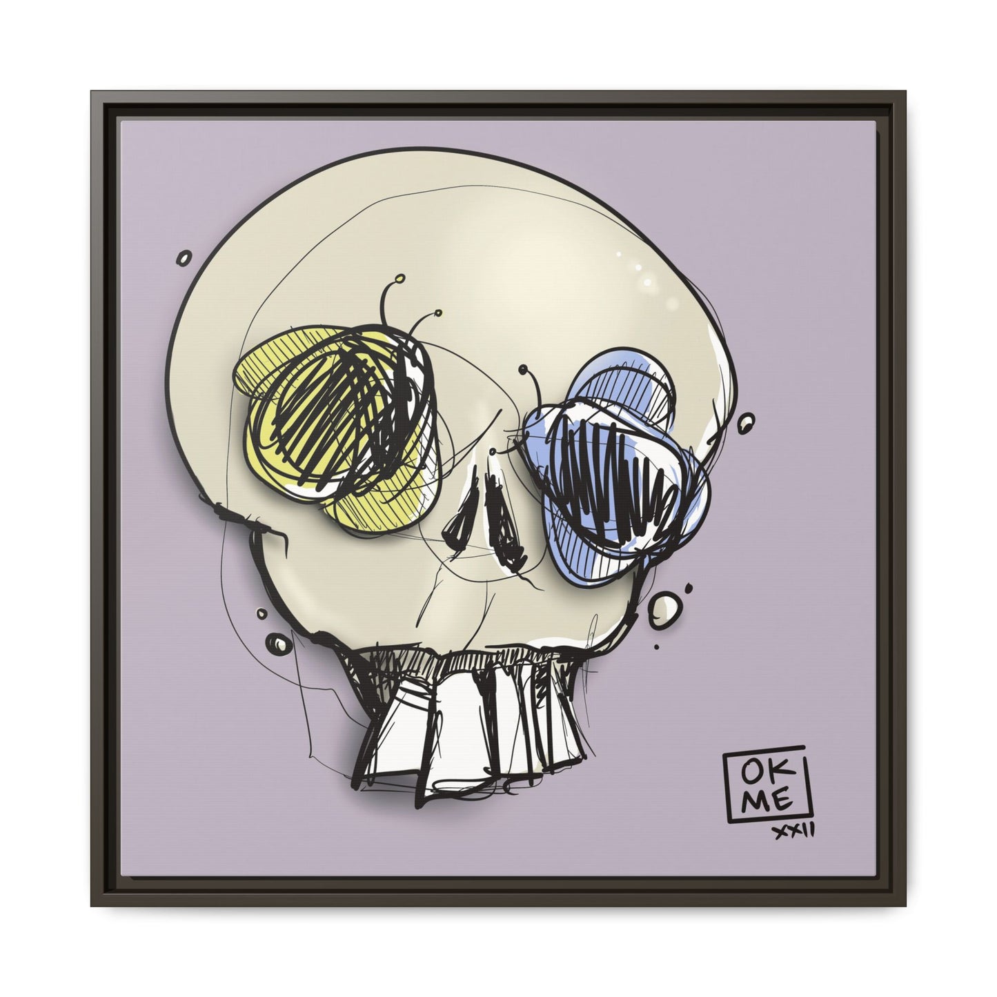 Pearl - Gallery Canvas Wrap, Square Frame