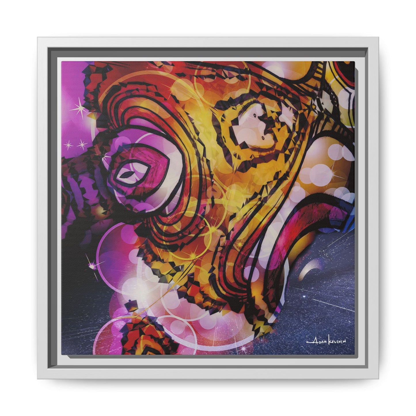 It's Pretty Out There - Gallery Canvas Wrap, Square Frame