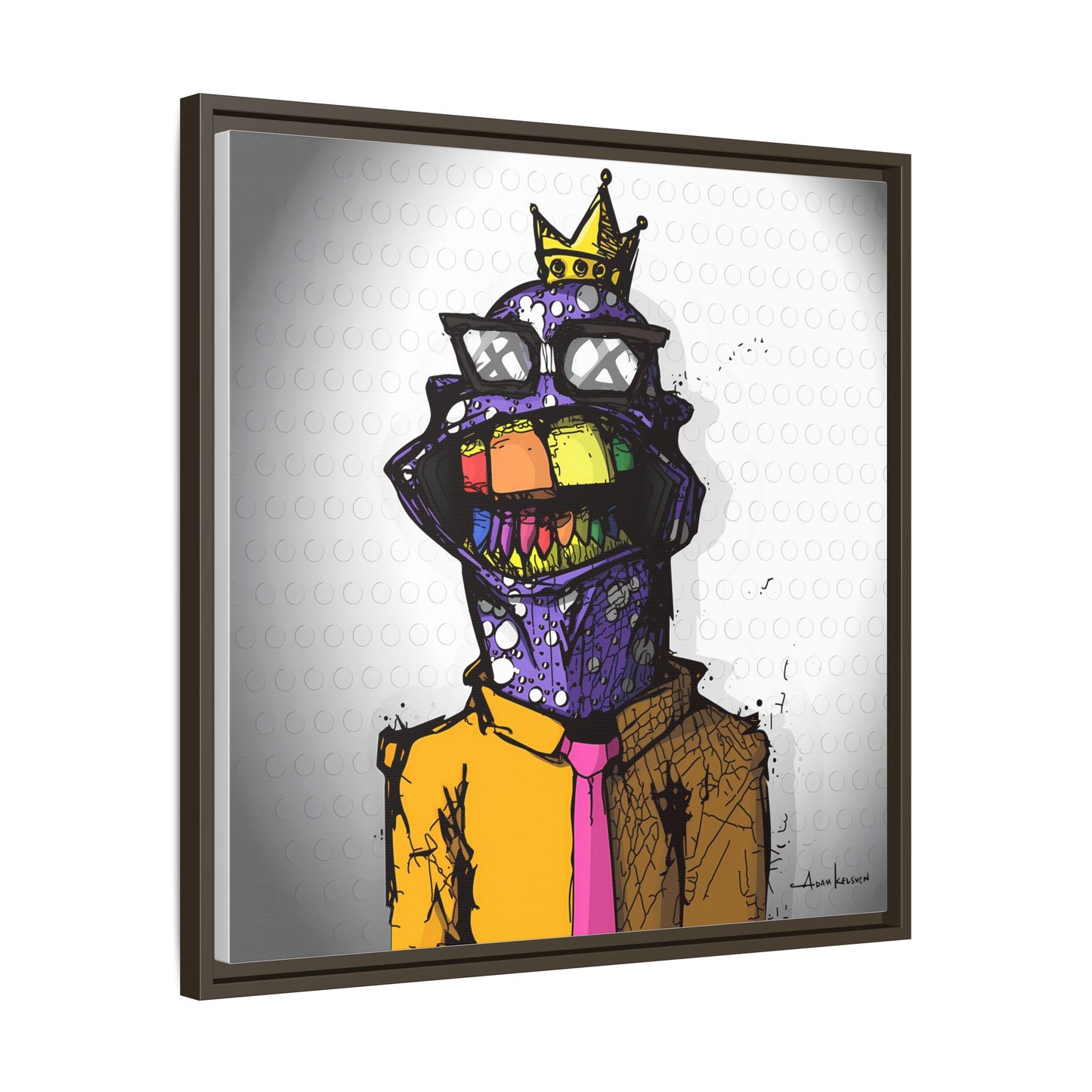 Creep #177 - Gallery Canvas Wraps, Square Frame