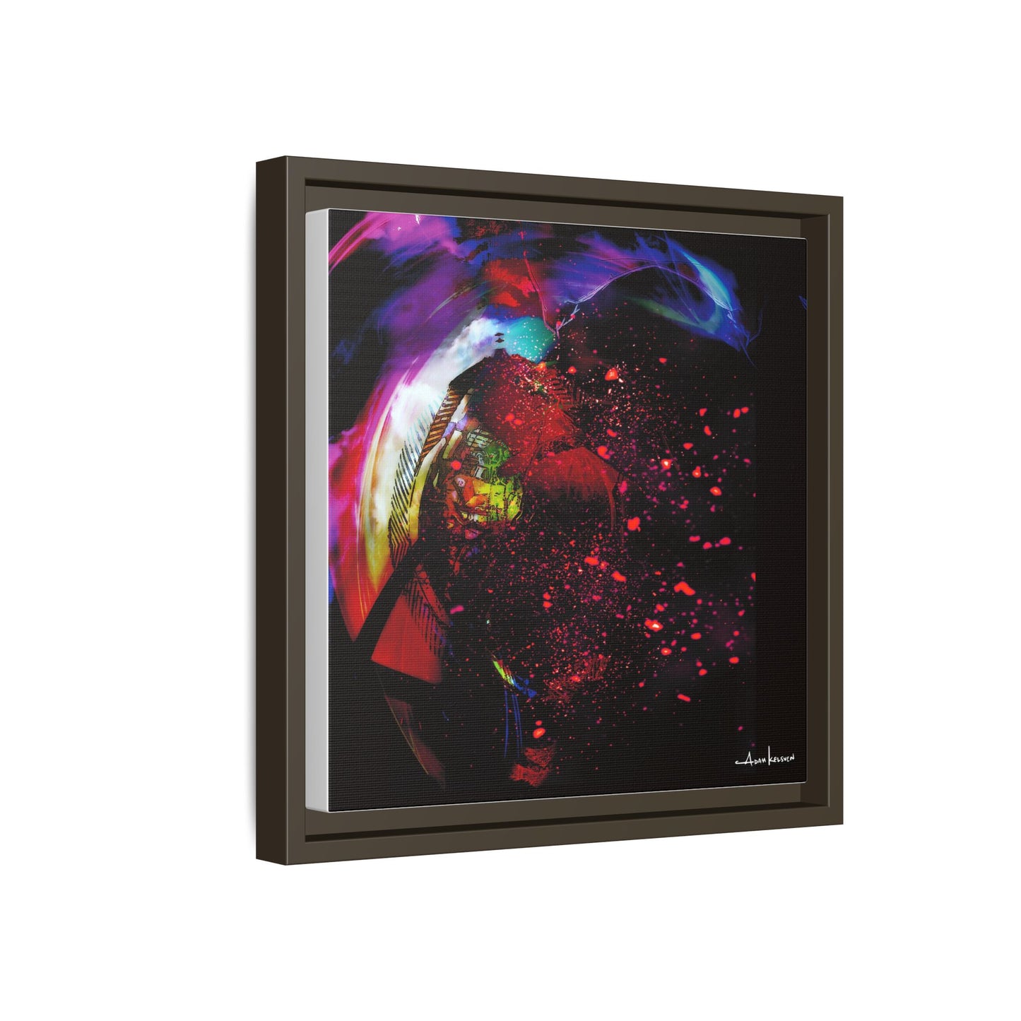 Matrices - Gallery Canvas Wrap, Square Frame
