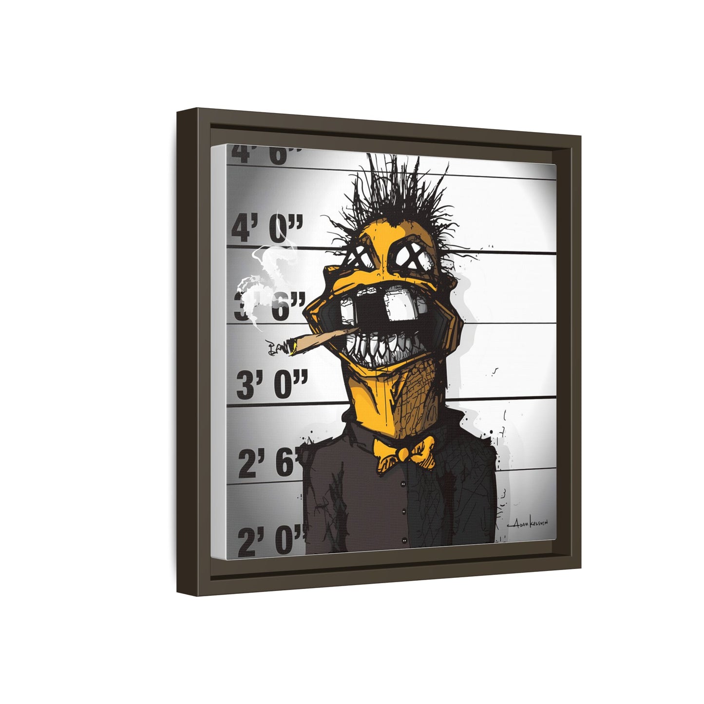 Creep #323 - Gallery Canvas Wraps, Square Frame