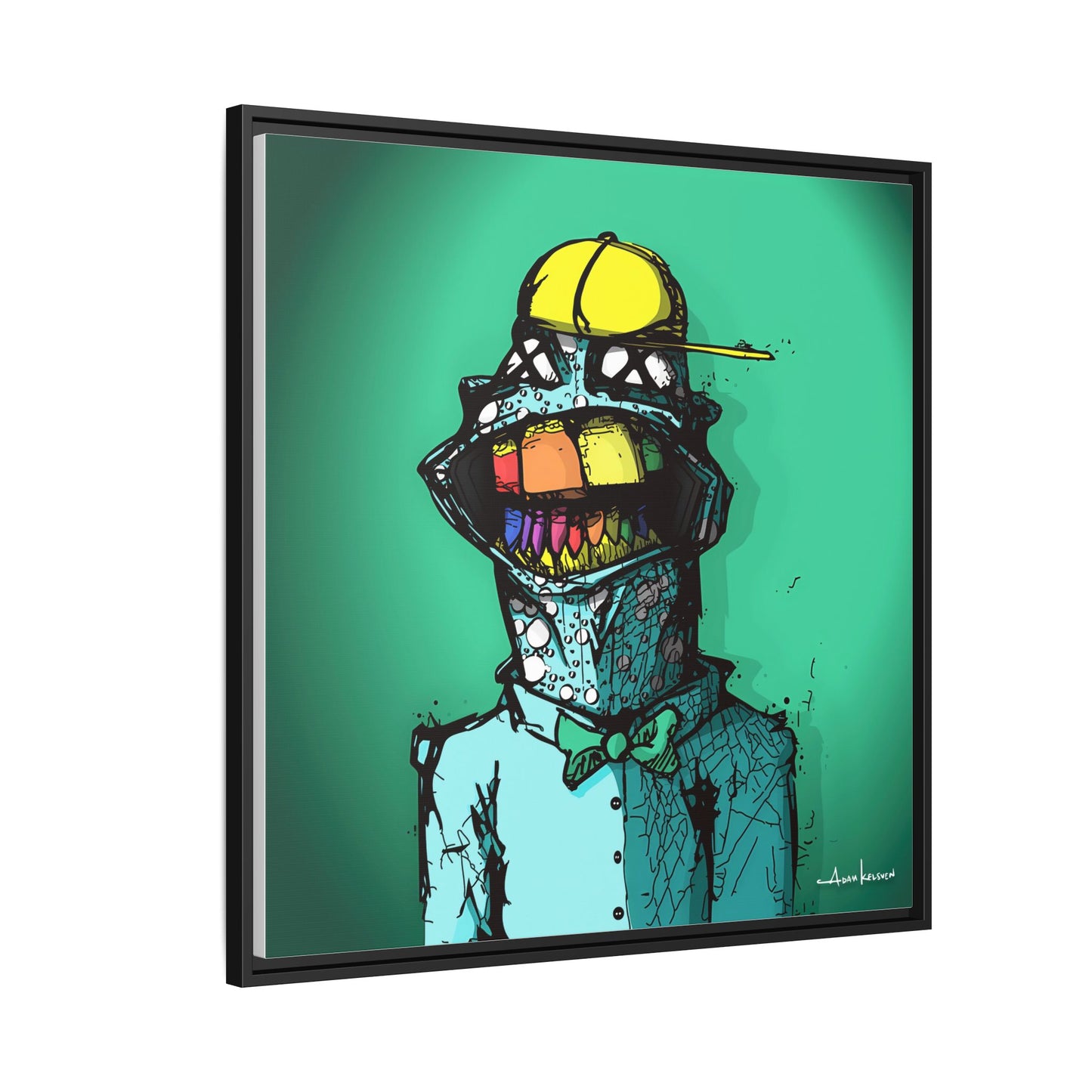 Creep #317 - Gallery Canvas Wraps, Square Frame