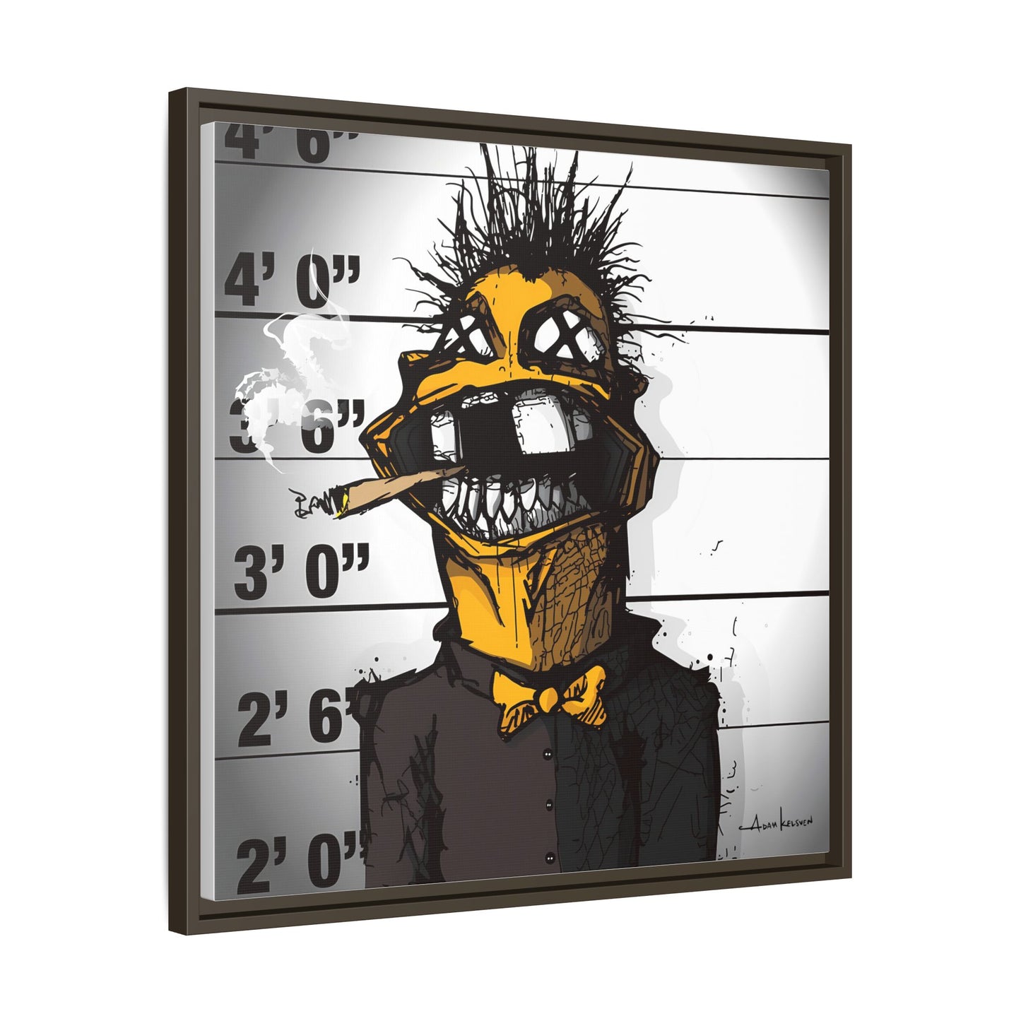 Creep #323 - Gallery Canvas Wraps, Square Frame