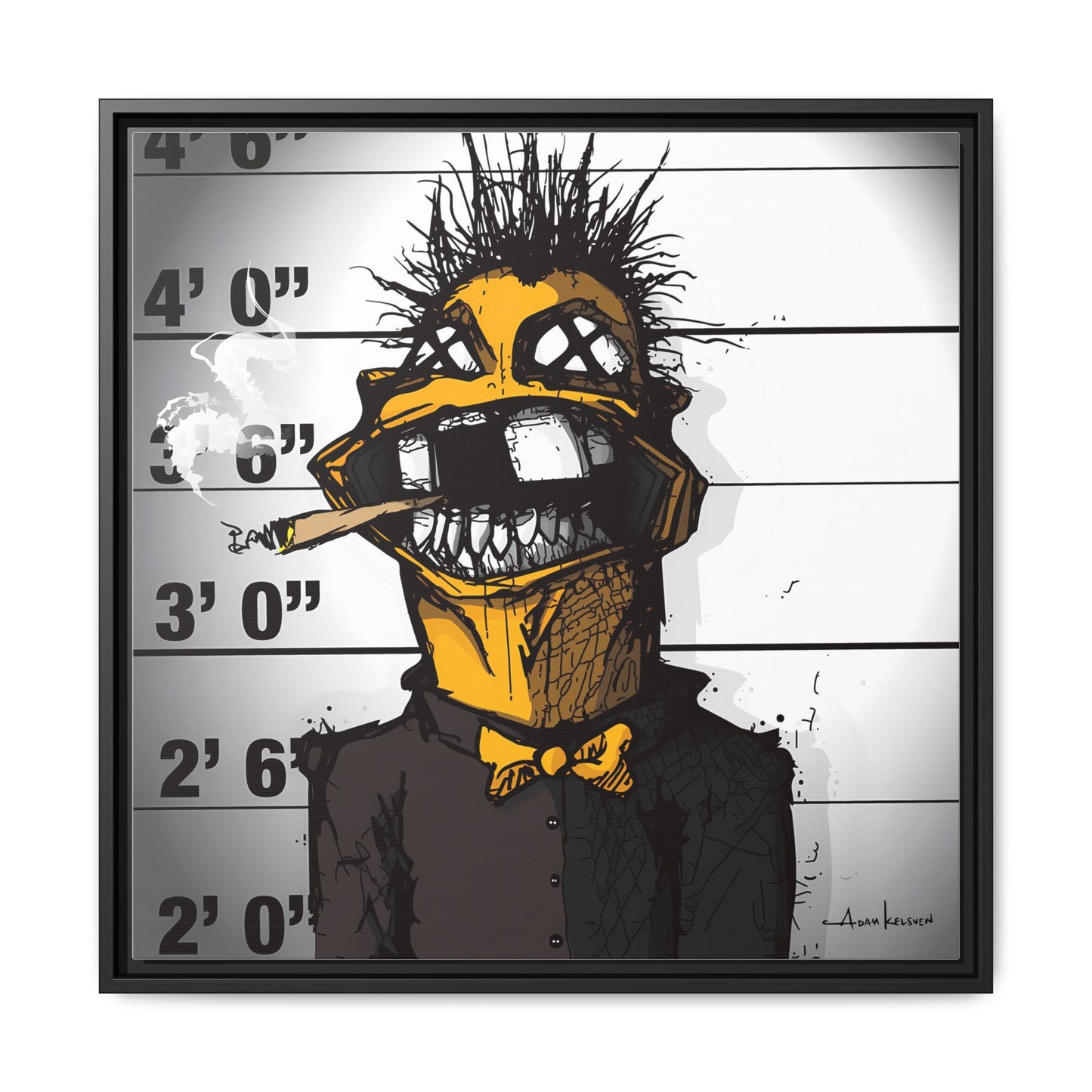 Creep #323 - Gallery Canvas Wraps, Square Frame