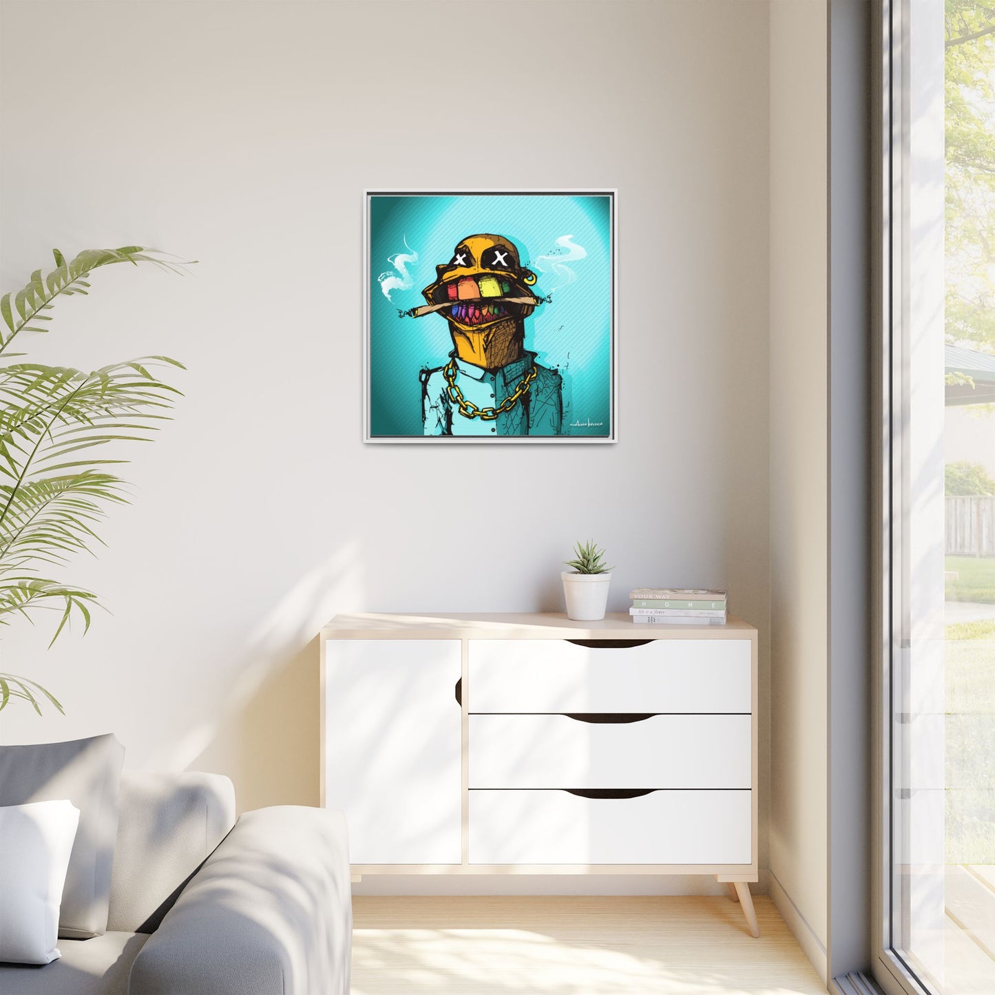 Creep #240 - Gallery Canvas Wraps, Square Frame