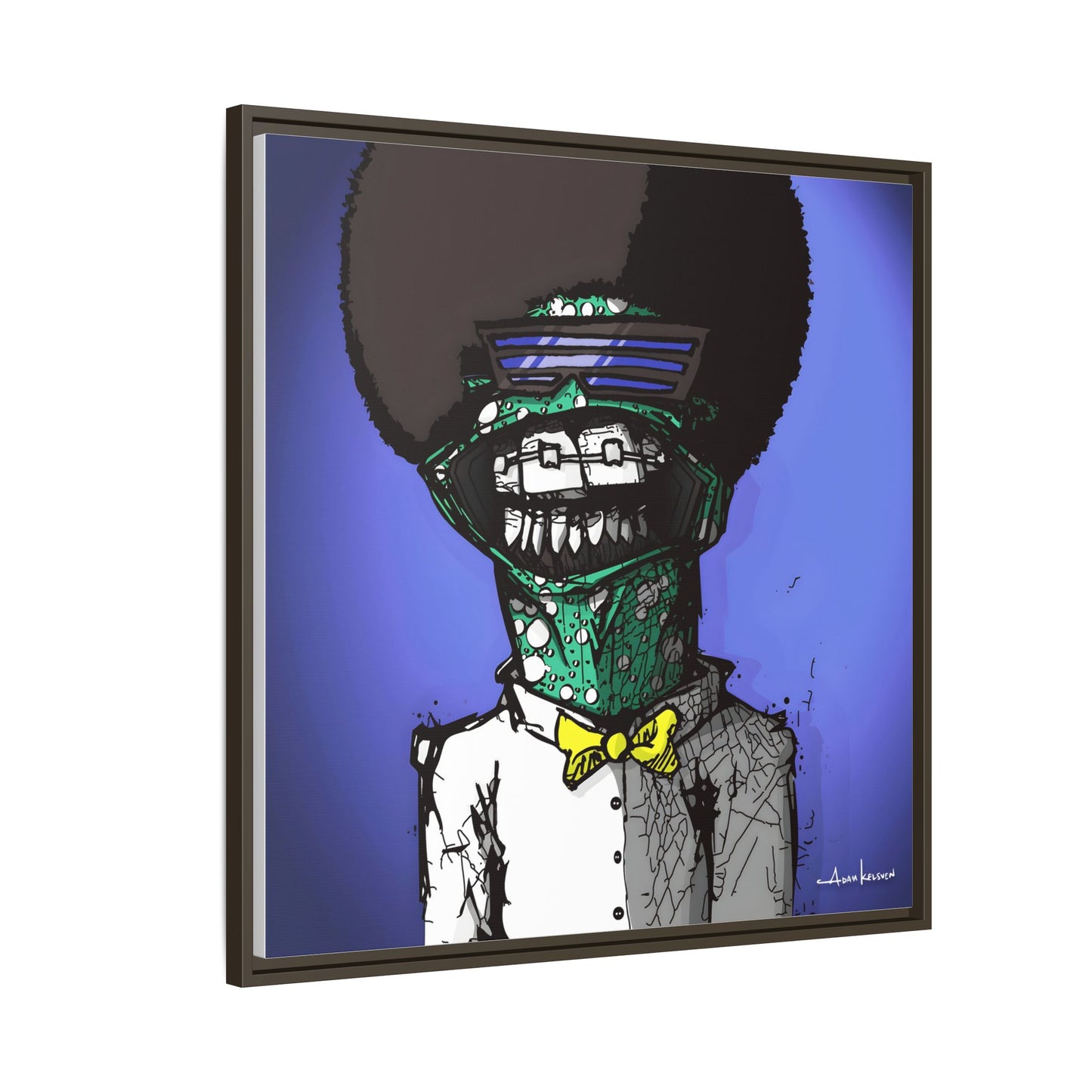 Creep #159 - Gallery Canvas Wraps, Square Frame