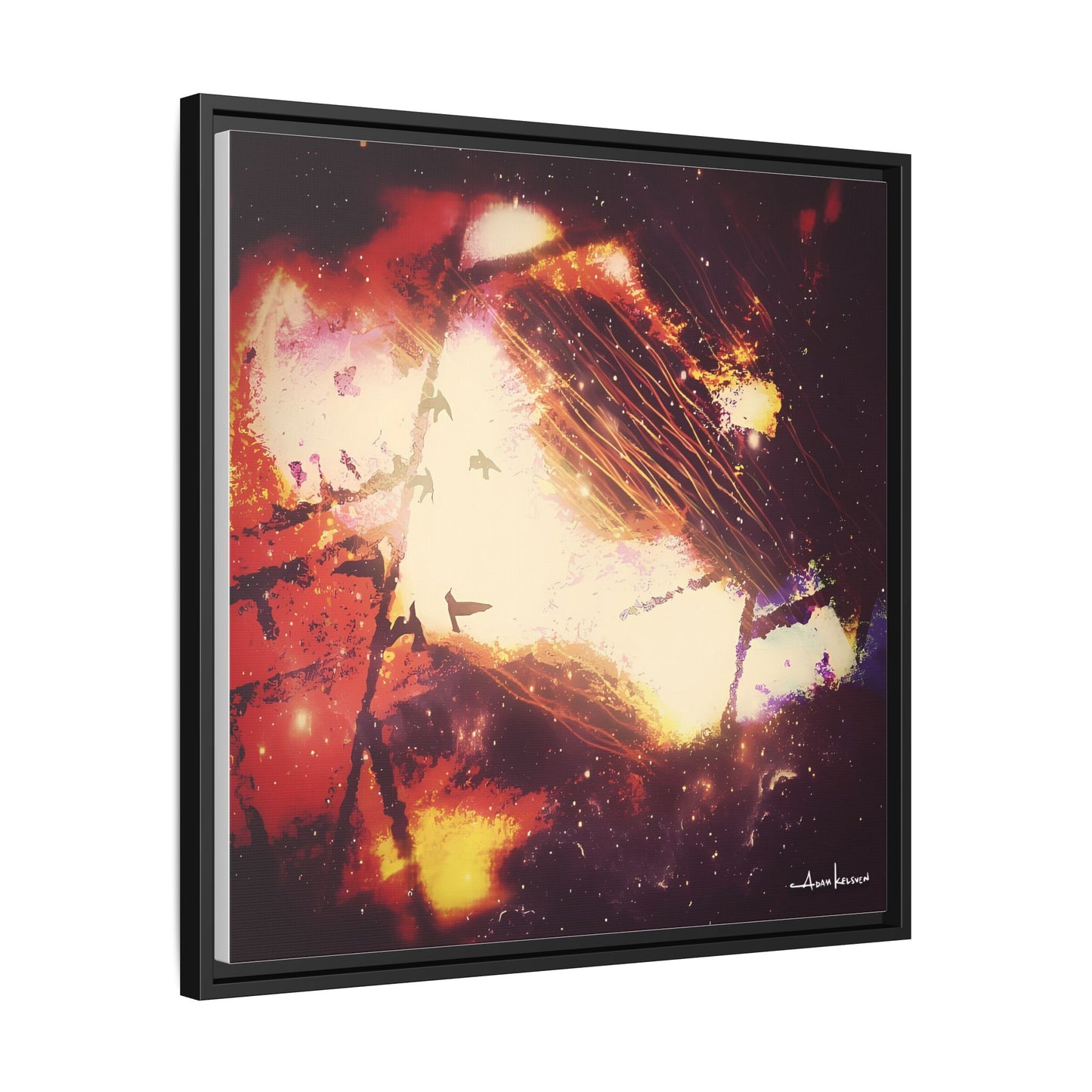 Universal Leak - Gallery Canvas Wrap, Square Frame
