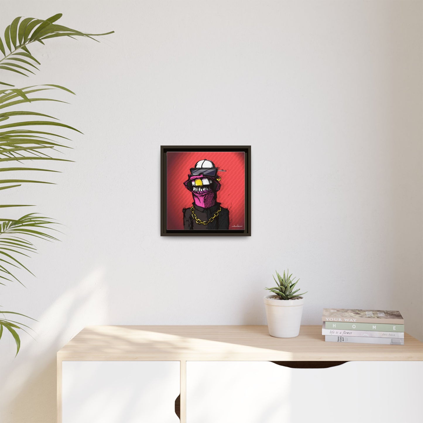 Creep #063 - Gallery Canvas Wraps, Square Frame