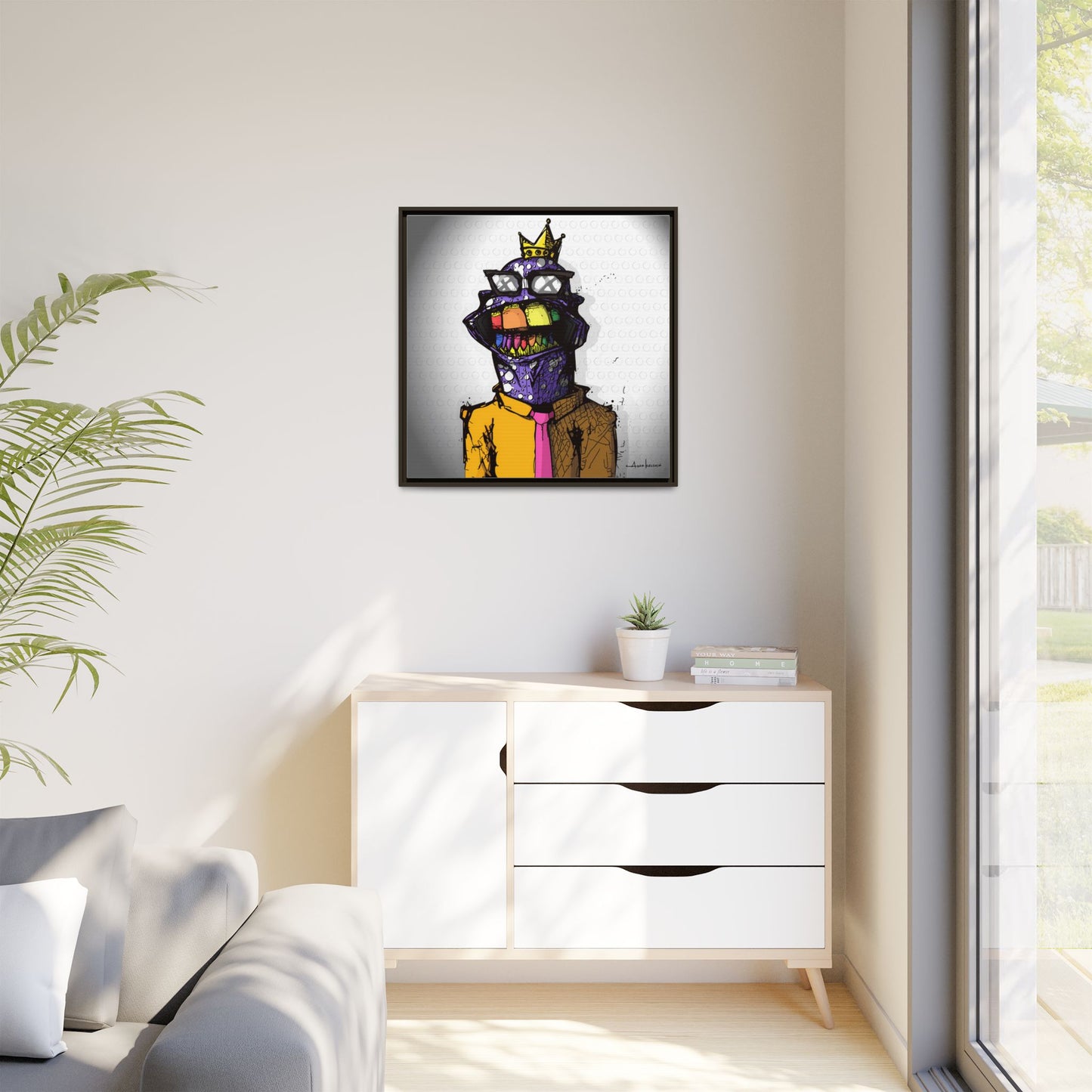 Creep #177 - Gallery Canvas Wraps, Square Frame