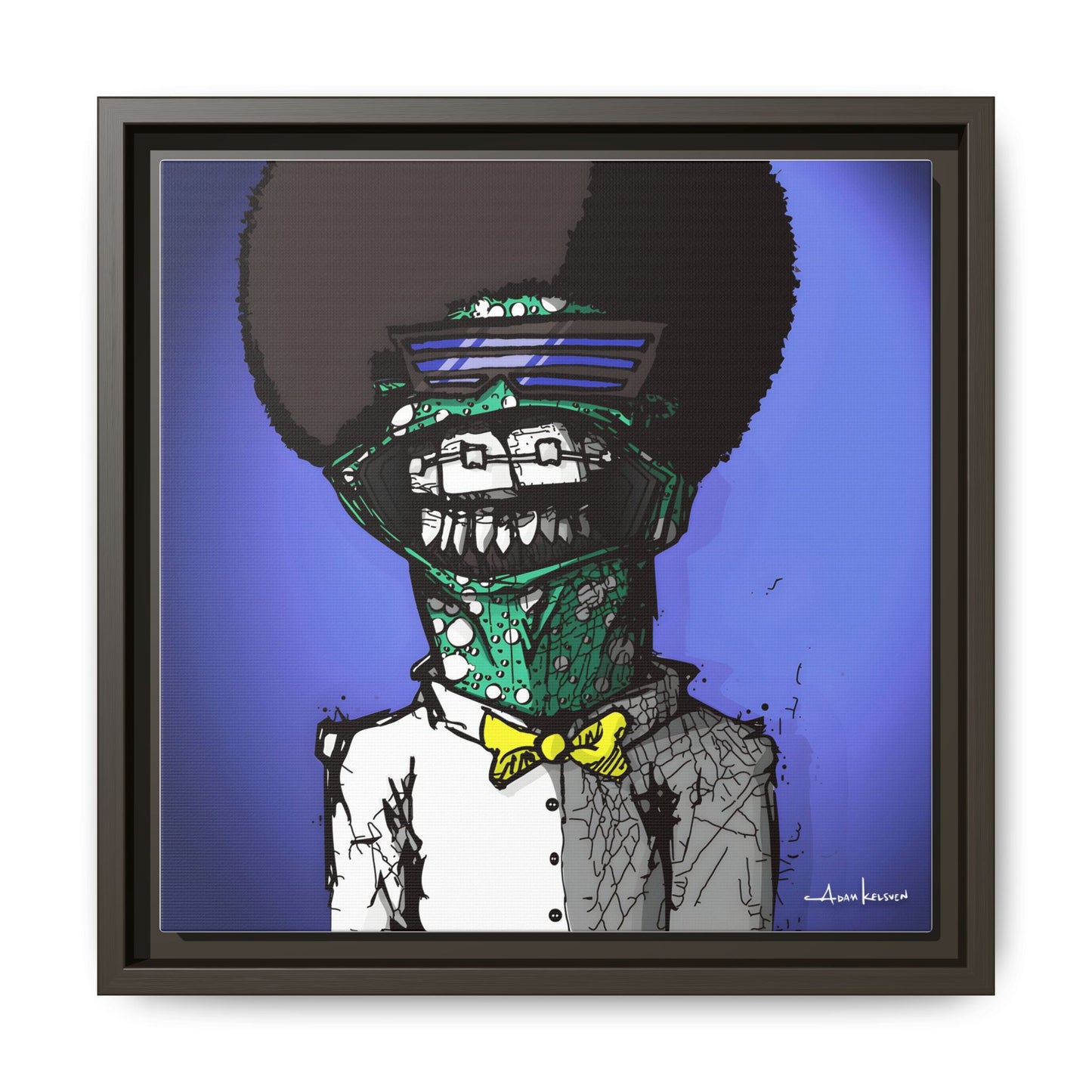 Creep #159 - Gallery Canvas Wraps, Square Frame