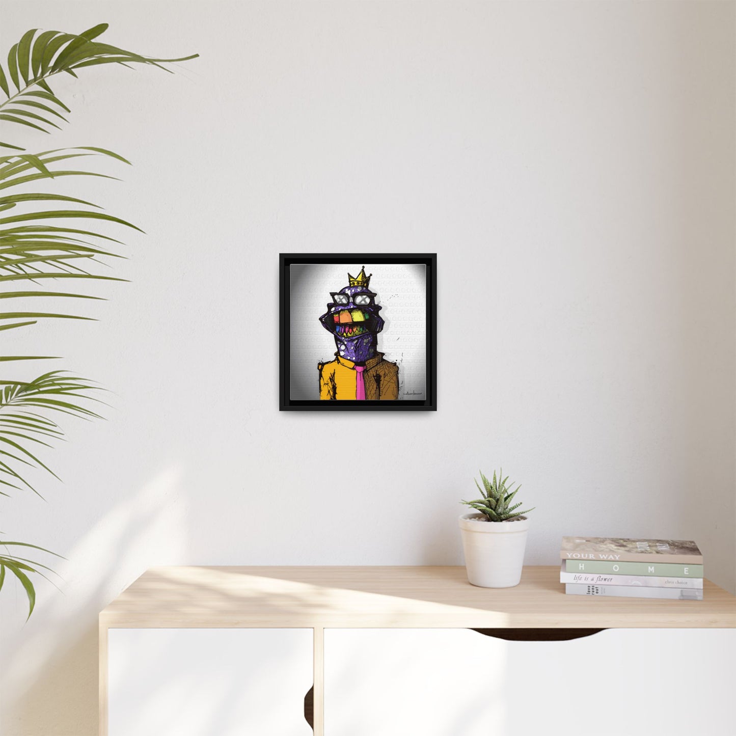 Creep #177 - Gallery Canvas Wraps, Square Frame