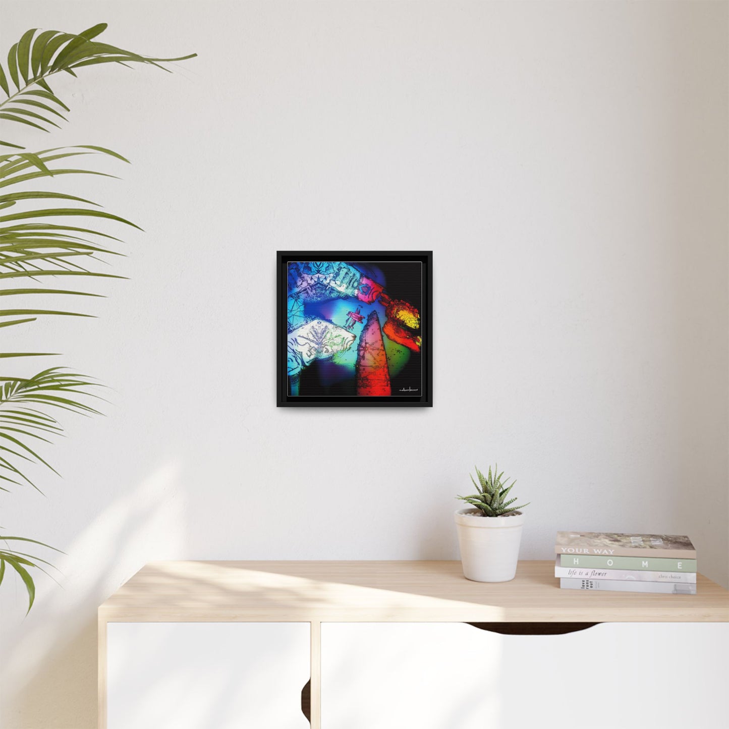You Digital Turtle - Gallery Canvas Wrap, Square Frame