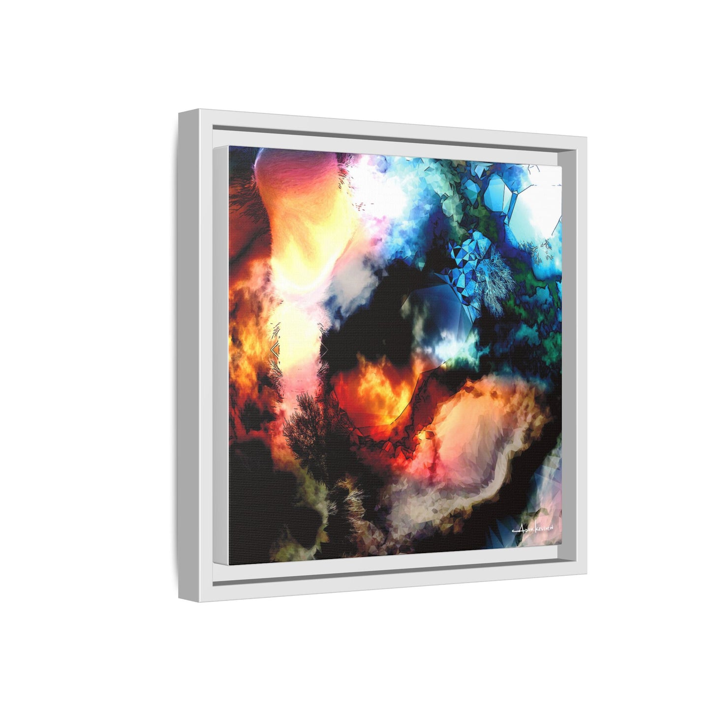 Rubble - Gallery Canvas Wrap, Square Frame