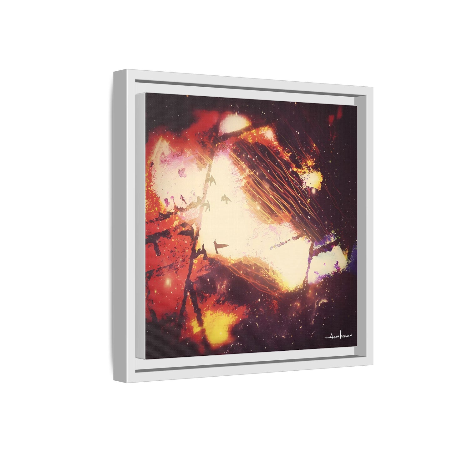 Universal Leak - Gallery Canvas Wrap, Square Frame