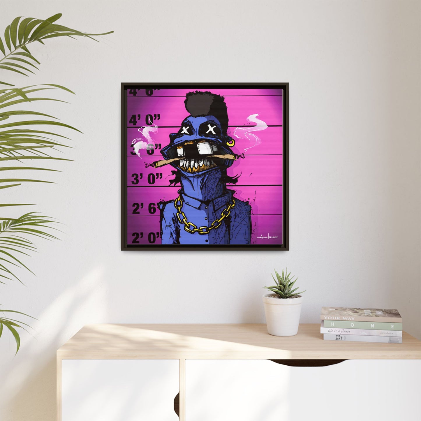 Creep #326 - Gallery Canvas Wraps, Square Frame
