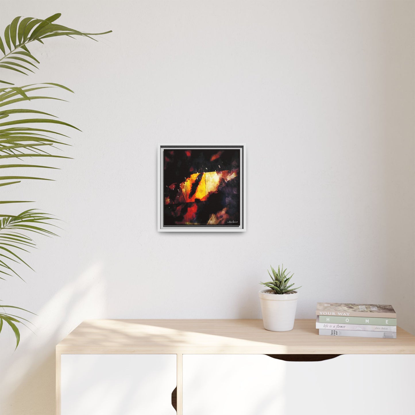 Birds Eye View - Gallery Canvas Wrap, Square Frame