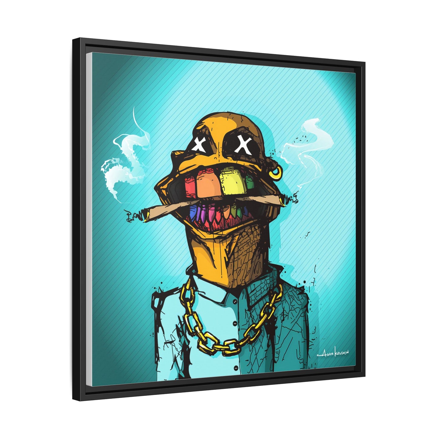 Creep #240 - Gallery Canvas Wraps, Square Frame