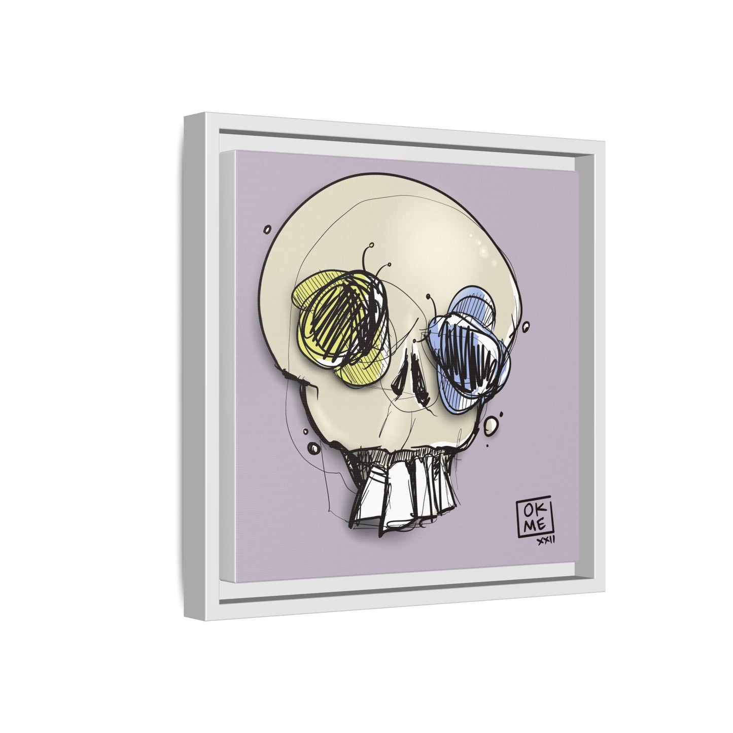 Pearl - Gallery Canvas Wrap, Square Frame