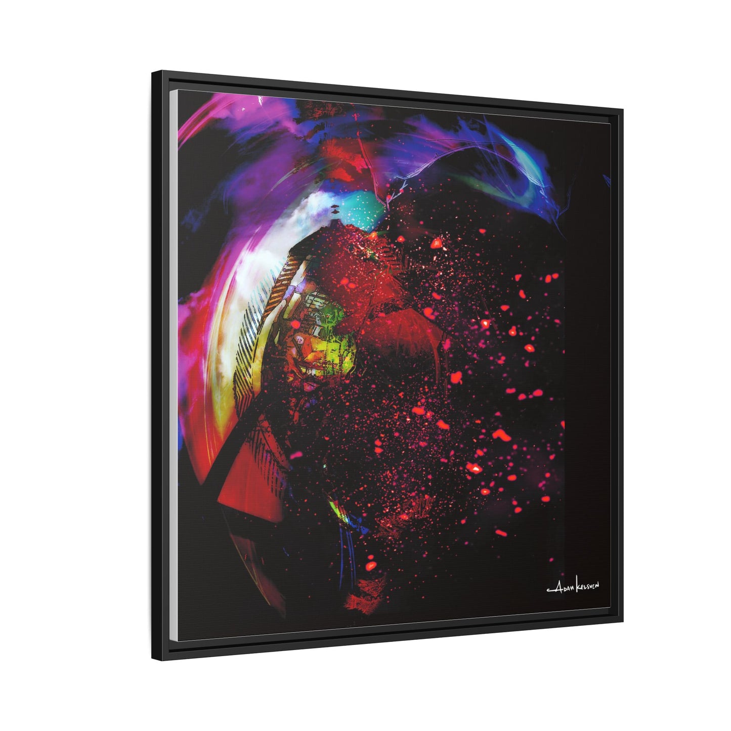 Matrices - Gallery Canvas Wrap, Square Frame
