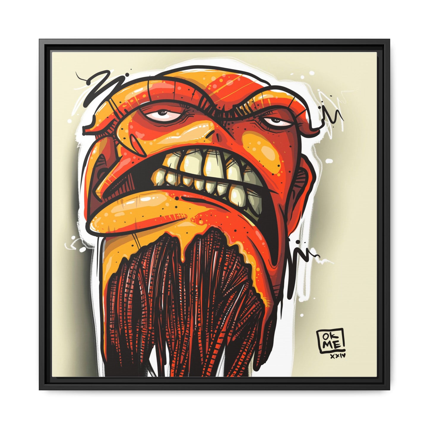 Heavy - Gallery Canvas Wrap, Square Frame