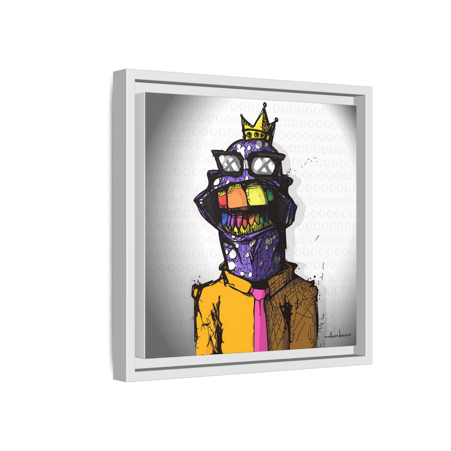 Creep #177 - Gallery Canvas Wraps, Square Frame