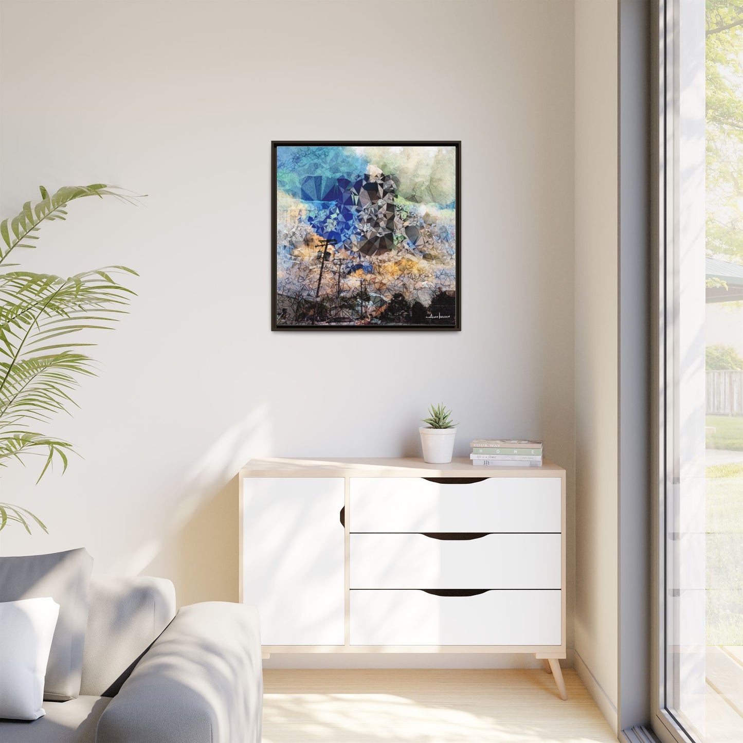 Storms - Gallery Canvas Wrap, Square Frame