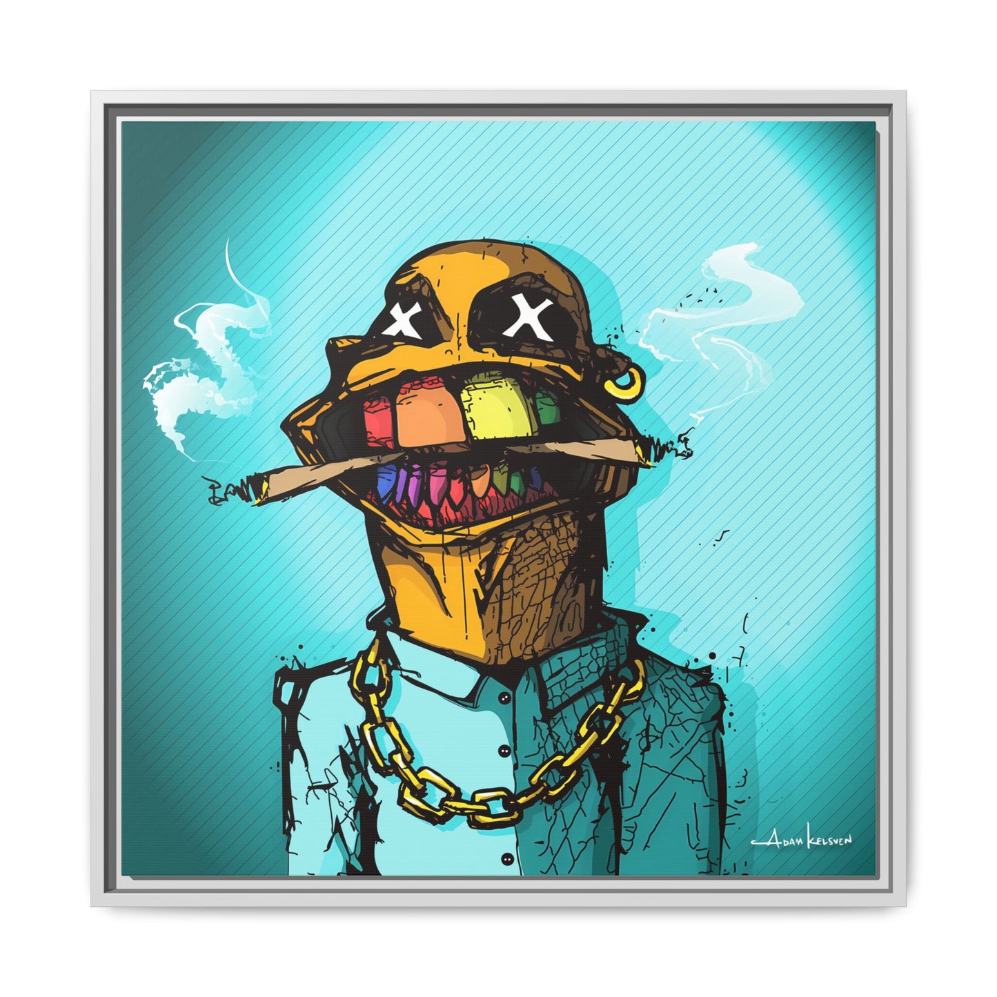 Creep #240 - Gallery Canvas Wraps, Square Frame