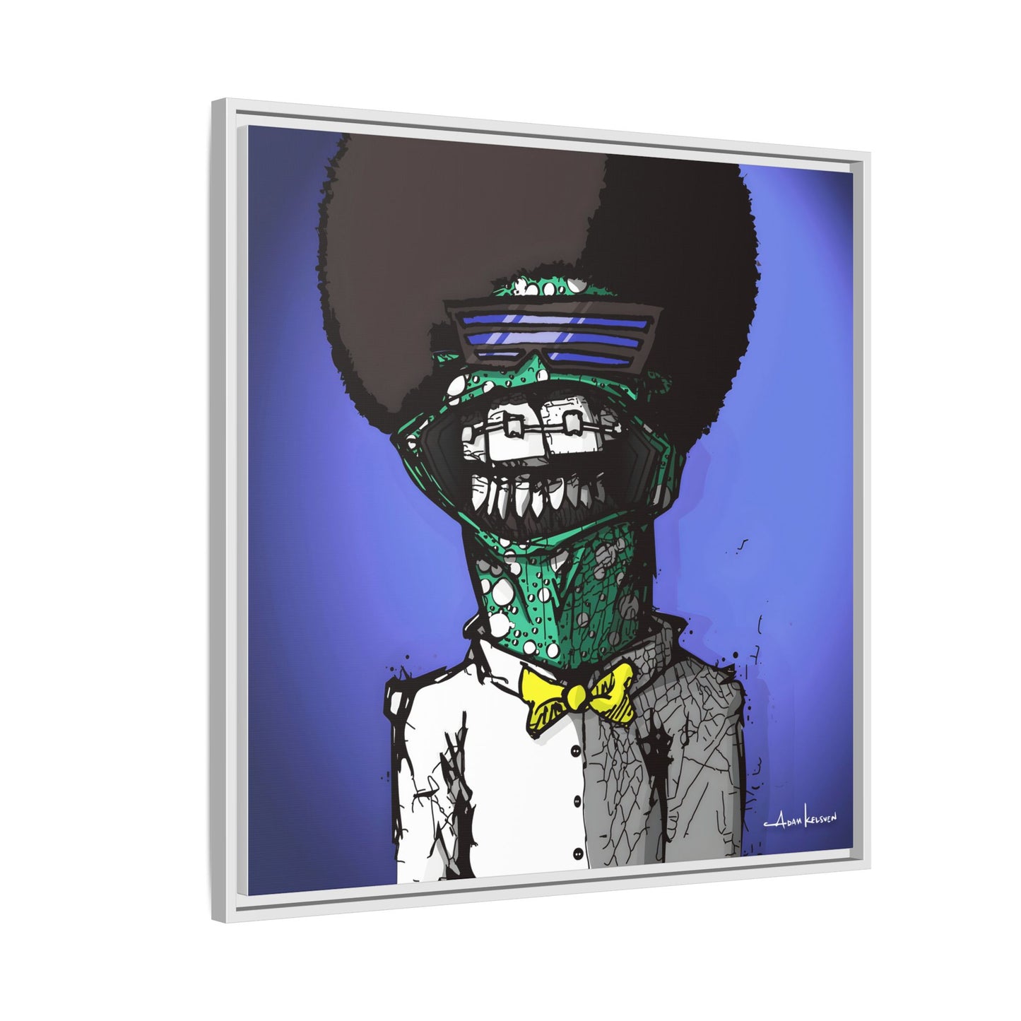 Creep #159 - Gallery Canvas Wraps, Square Frame