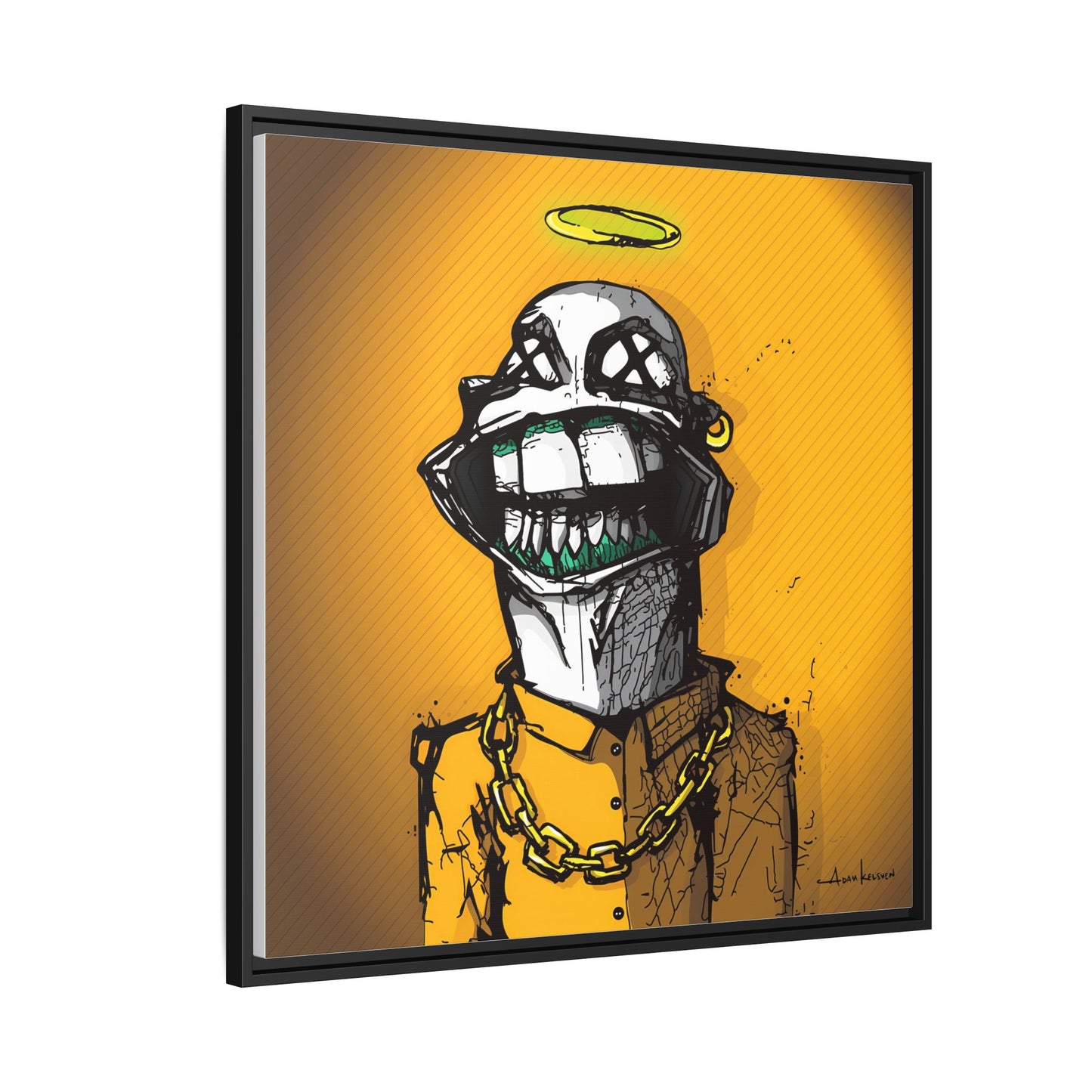 Creep #139 - Gallery Canvas Wraps, Square Frame