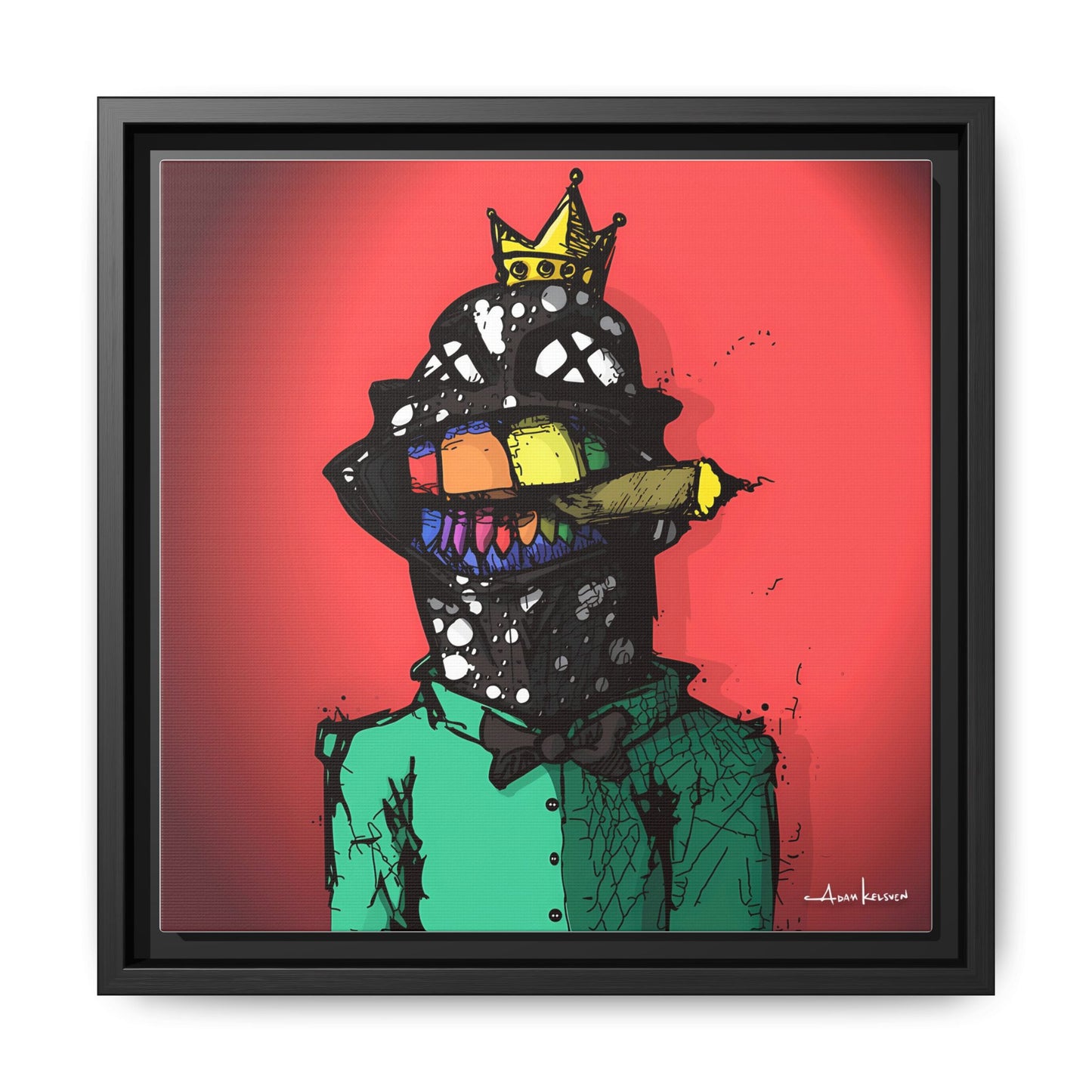 Creep #197 - Gallery Canvas Wraps, Square Frame