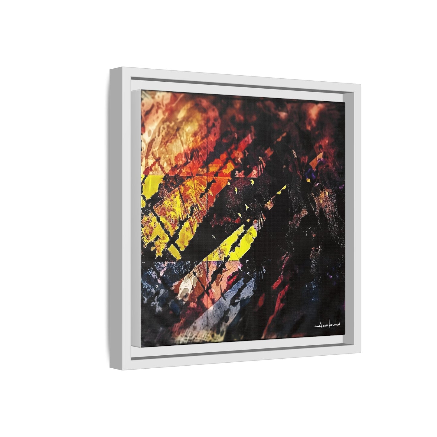 Fjords - Gallery Canvas Wrap, Square Frame