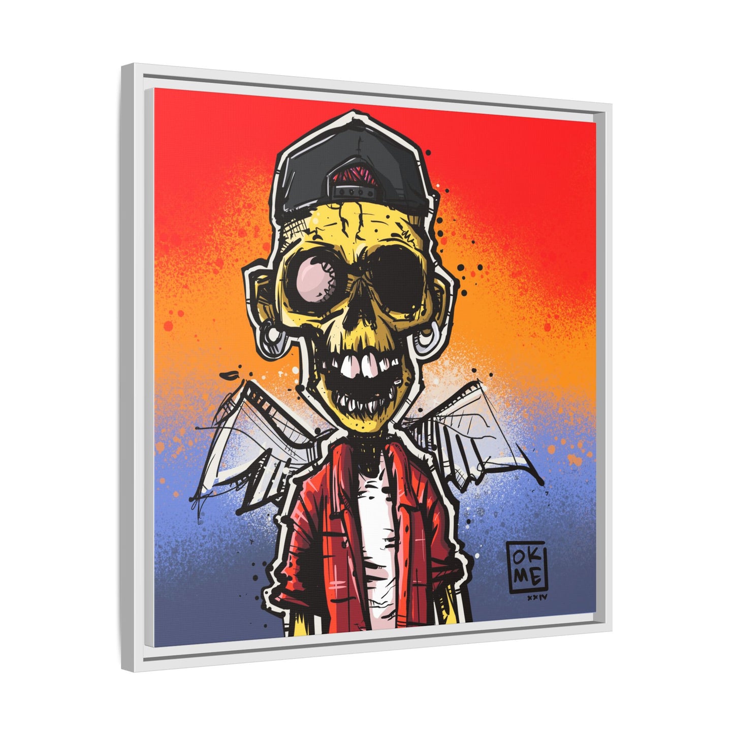 Scapula - Gallery Canvas Wrap, Square Frame