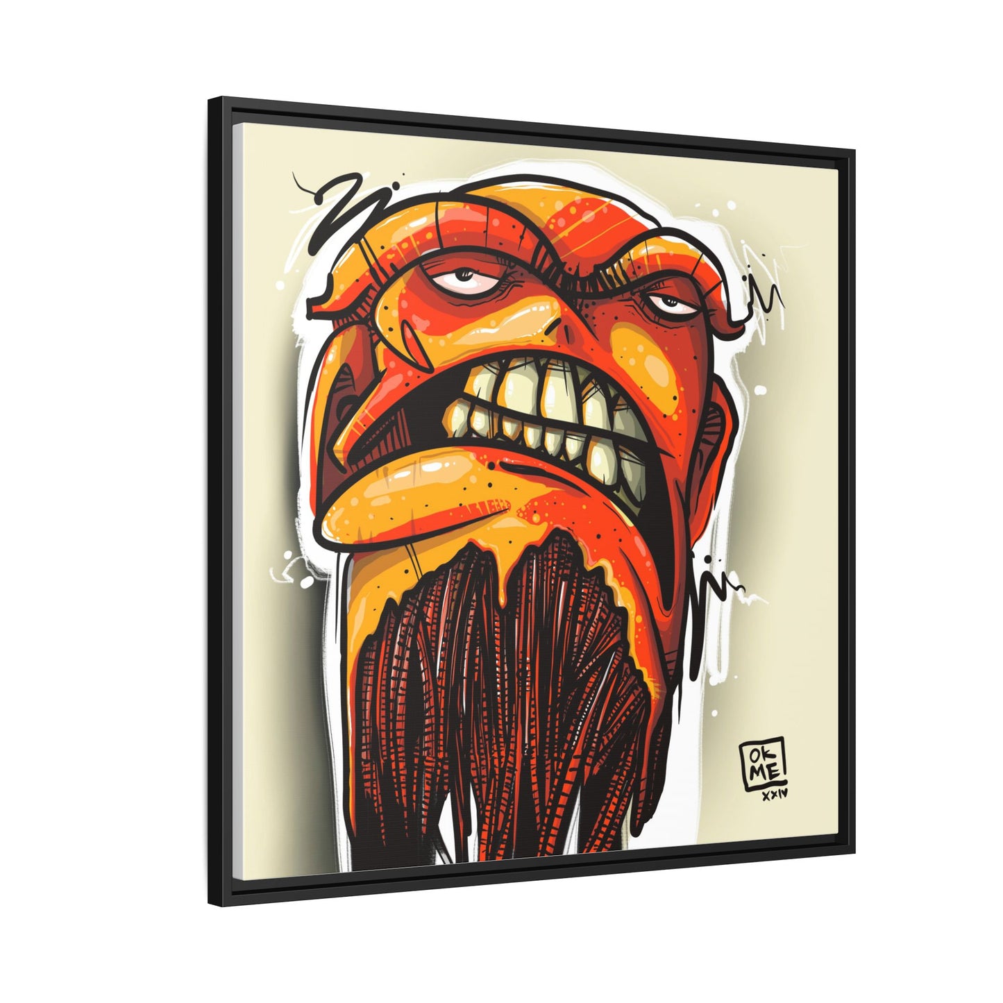 Heavy - Gallery Canvas Wrap, Square Frame