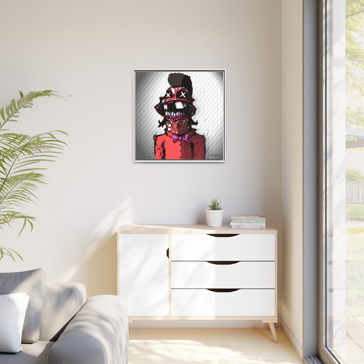 Creep #327 - Gallery Canvas Wraps, Square Frame