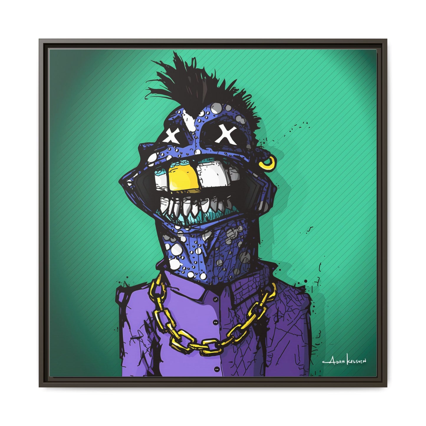 Creep #169 - Gallery Canvas Wraps, Square Frame