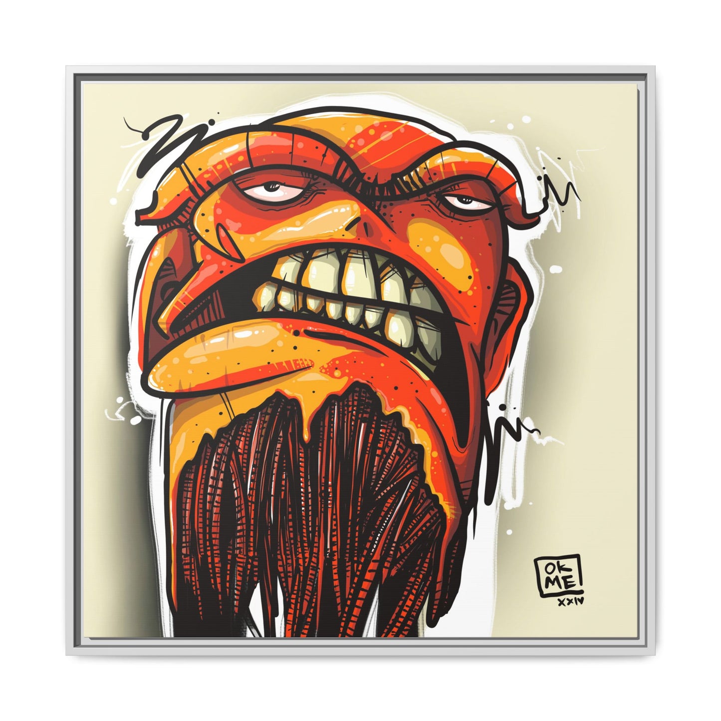 Heavy - Gallery Canvas Wrap, Square Frame