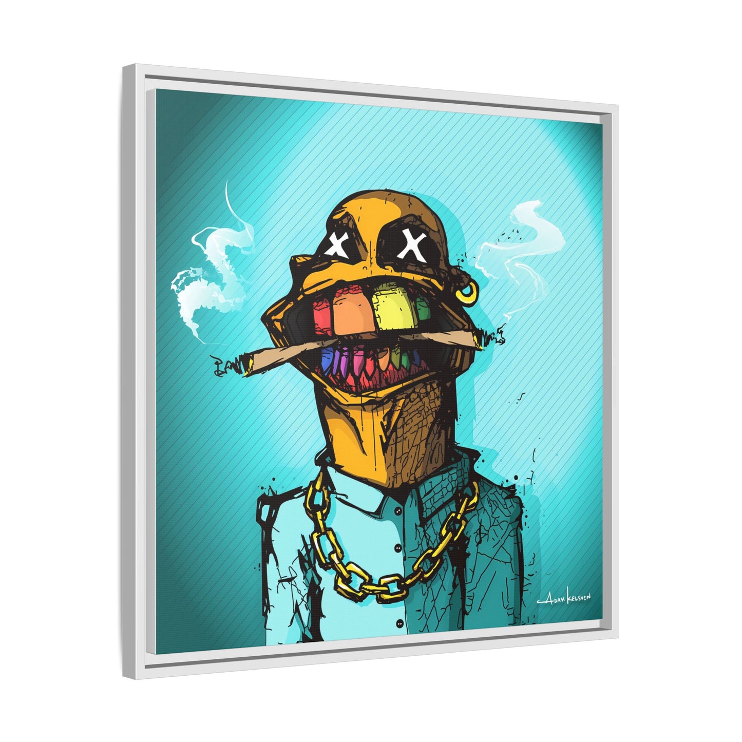 Creep #240 - Gallery Canvas Wraps, Square Frame