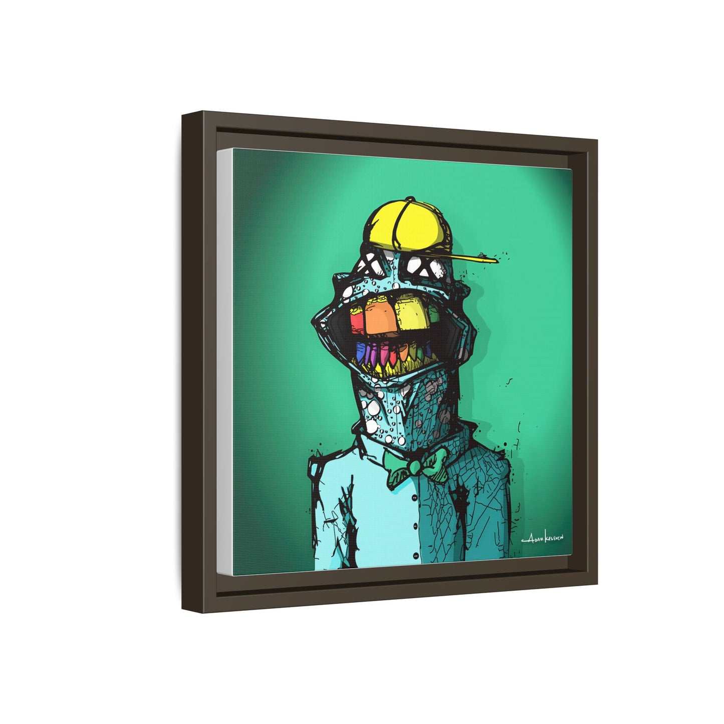 Creep #317 - Gallery Canvas Wraps, Square Frame